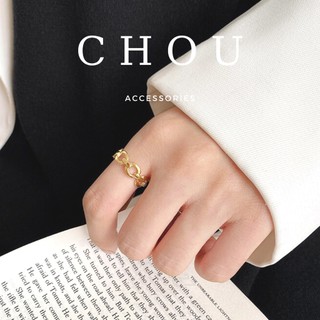 Nhẫn Titan Mắt Xích | CHOU ACCESSORIES |