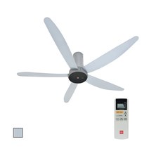 Quạt trần KDK T60DW 5 cánh hiện đại, điều khiển từ xa, điều hòa không khí, chức năng gió tự nhiên