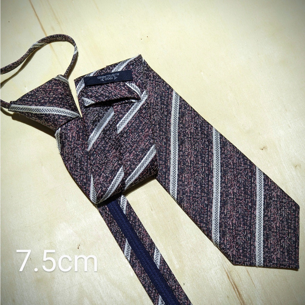 Cravat , cà vạt công sở thắt sẵn bản trung, lớn #2.