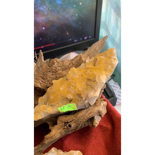 Đá stone tự nhiên Natural MAGIC VÀNG CITRINE Natural  phale NĂNG LƯỢNG VŨ TRỤ MẠNH 475