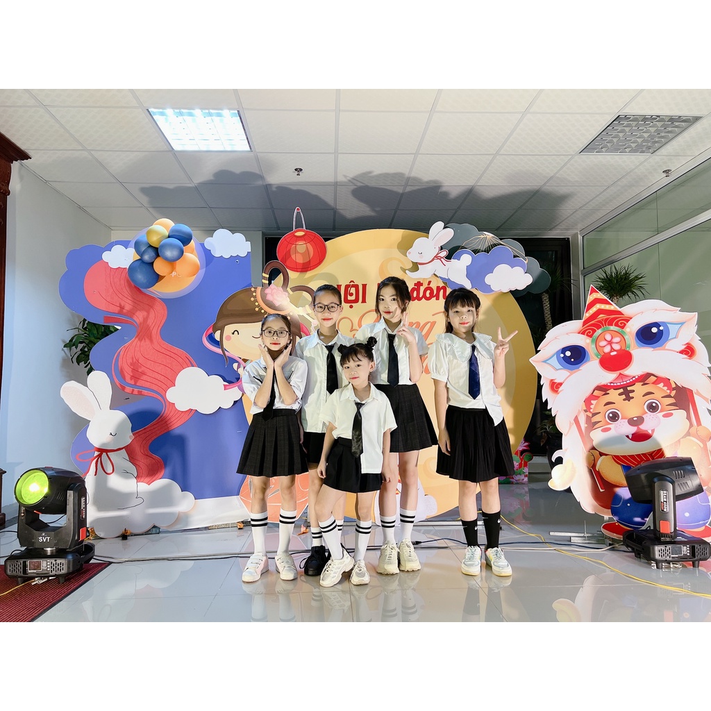 Cà vạt trơn chất lụa loại cao cấp cho gái bé trai thắt sẵn có sẵn FANEKIDS