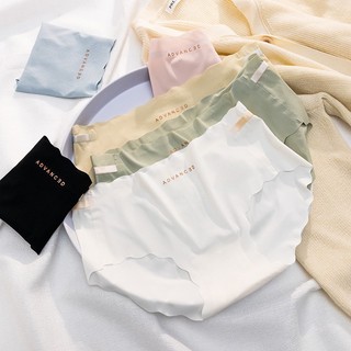 Quần lót nữ vải cotton gân tăm co dãn, không viền không đường may chống lộ cao cấp