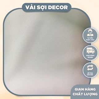 Vải canvaS dày màu trắng kem khổ m6 cotton 45% ,polyeste 55%