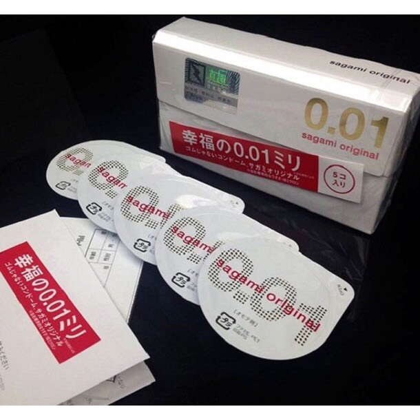 Bao Cao Su Sagami 0.01 Nội Địa Nhật Bản  Che Tên Sản Phẩm