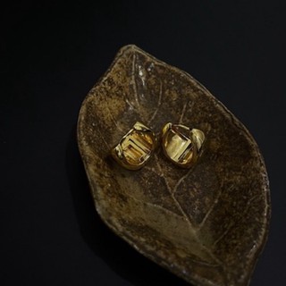 [MẠ VÀNG 18K] Khuyên tai nữ mạ vàng ECLIPSE earring