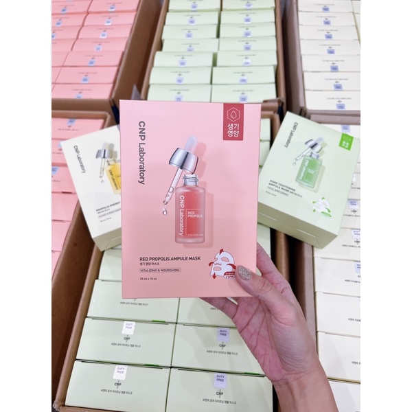 Mẫu Mới - Miếng mặt nạ dưỡng CNP Laboratory Ampule Mask 25ml, dưỡng chuyên sâu, làm trắng da 1 Miếng