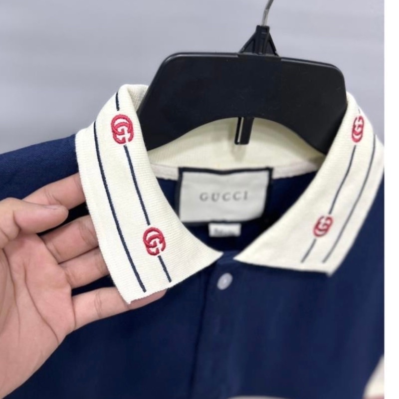 Áo polo GC phối màu cao cấp Áo polo GC phối màu nam nữ mới nhất