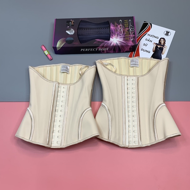 Đai Vitalatex thế hệ mới trơn,đặc,19 xương nhập khẩu từ Italia. Giúp bạn có vòng eo con kiến.