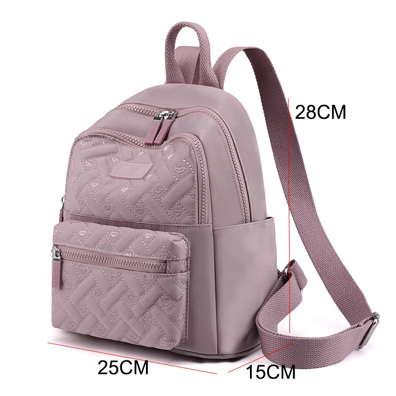 Ba Lô Màu Trơn Thiết Kế Mới Kiểu Dáng Đơn Giản Thời Trang Dành Cho Nữ