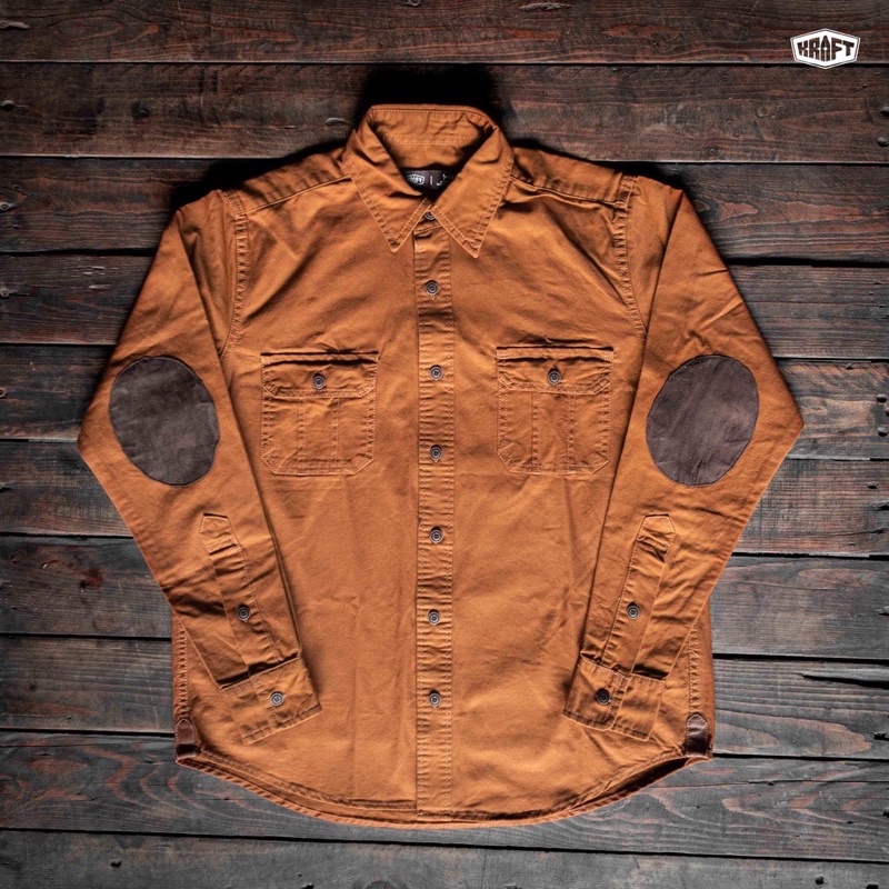 [KRAFT] ÁO SƠ MI KAKI KRAFT - VINTAGE - CHẤT DÀY XỊN