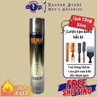 Gôm xịt giữ nếp Colmav Hair Spray- Extra Strong Hold-360ml
