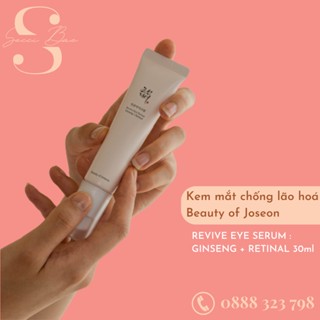 Kem mắt chống lão hoá BEAUTY OF JOSEON REVIVE EYE SERUM : GINSENG + RETINAL 30ml