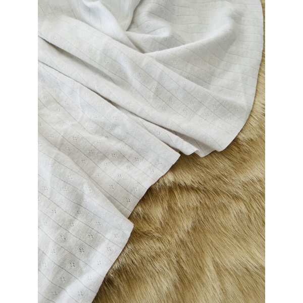 Vải thun cotton thông hơi tông màu Hàn