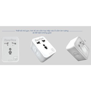 Ổ Cắm Thông Minh 16A - Ổ Cắm Wifi Rạng Đông 3000W - Chức Năng Hẹn Giờ, Điều Khiển Từ Xa