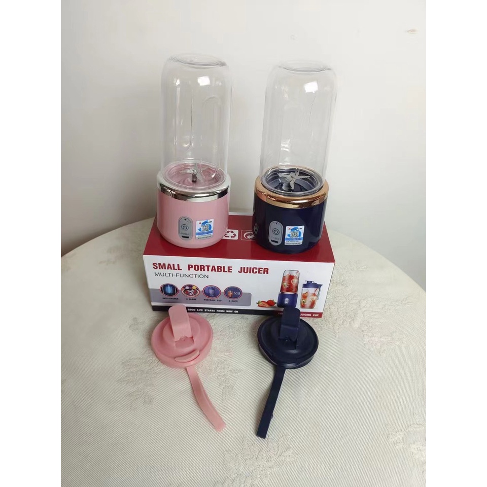 Máy Xay Sinh Tố Đa Năng Cầm Tay dao 6 lưỡi 350ml Sử dụng pin sạc - Xay cực nhanh , cao cấp, an toàn tuyệt đối