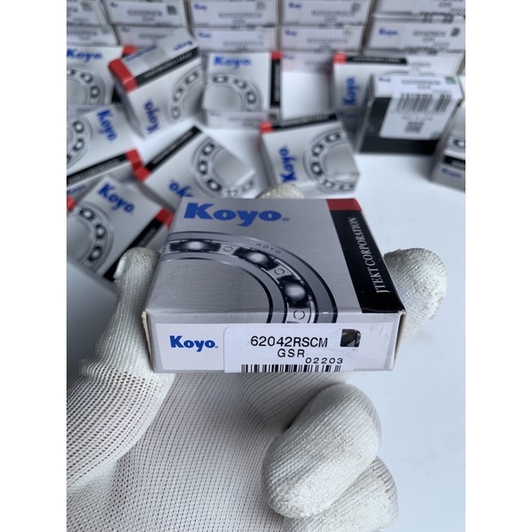 Vòng bi bạc đạn Nhật KOYO 6204 2RSCM nhập khẩu, sử dụng cho động cơ tua lớn, chịu tải nặng