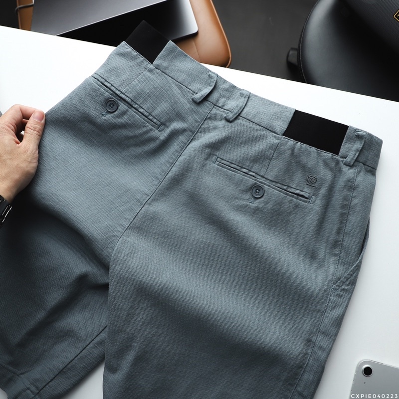 Quần short pie cardin dư xịn hãng, chất mát bền màu có cạp chun co giãn thoải mái