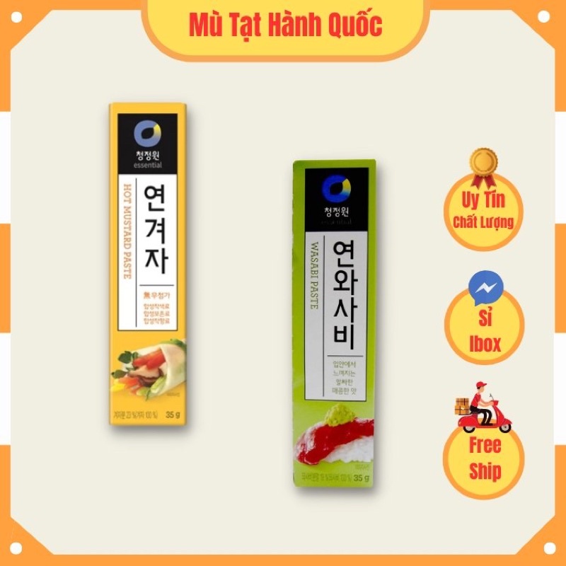 Mù tạt Hàn Quốc tuýp 35g