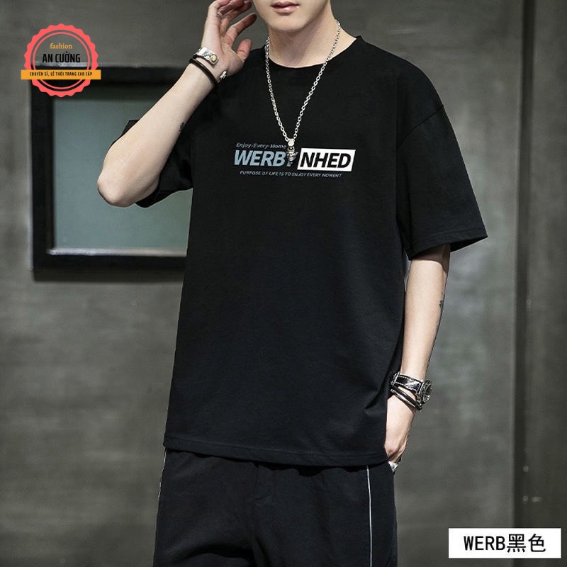 Áo thun nam, áo phông nam tay ngắn cổ tròn chất cotton dày dặn thoáng mát ATN015 - An Cường Fashion