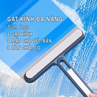 Cần Gạt Kính Cầm Tay Đa Năng 3 Trong 1 Có Mặt Bọt Biển Chà Vết Bẩn Cây Gạt Nước Nhà Tắm Cầm Tay Cao Cấp