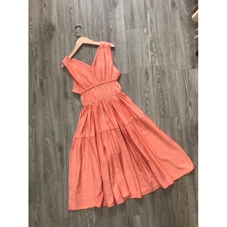 VÁY MAXI LỤA CỔ TIM