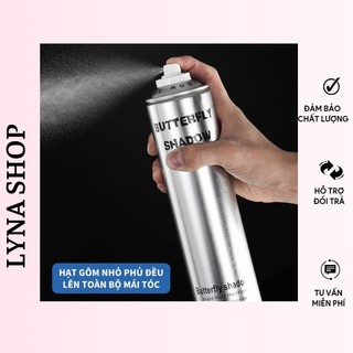Gôm xịt tóc nam Butterfly Shadow 600ml