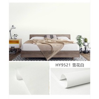 Giấy dán tường be trơn màu trắng vân nổi , khổ 45cm cuộn dài 10m
