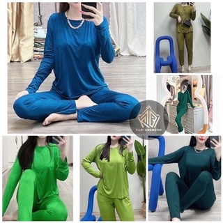 Bộ Thun Lạnh Dẻo Ủ Kem (62kg thoải mái)