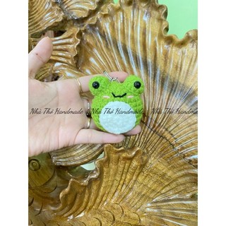 [ Handmade] Móc khoá len con ếch