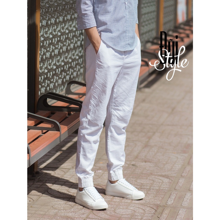 QUẦN JOGGER VẢI ĐŨI LƯNG CHUN, PHONG CÁCH THỂ THAO CÁ TÍNH