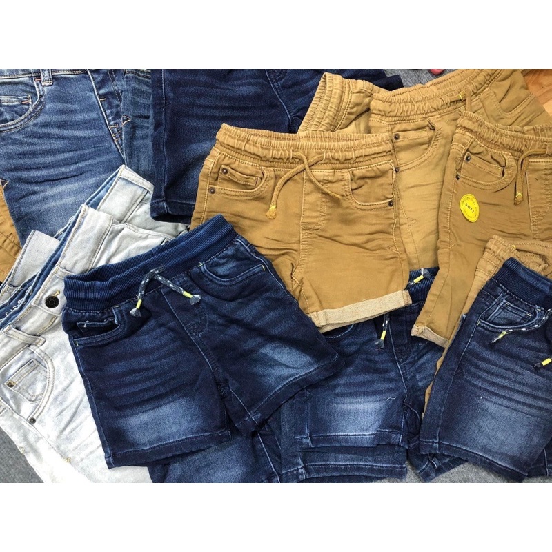 Quần Short Jeans Bé Trai Cat&Jack Xuất Dư Xịn 8-21kg Bibo Store