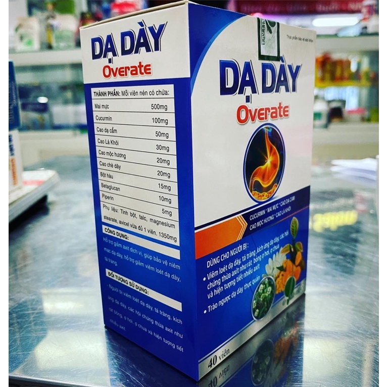 dạ dày overate
