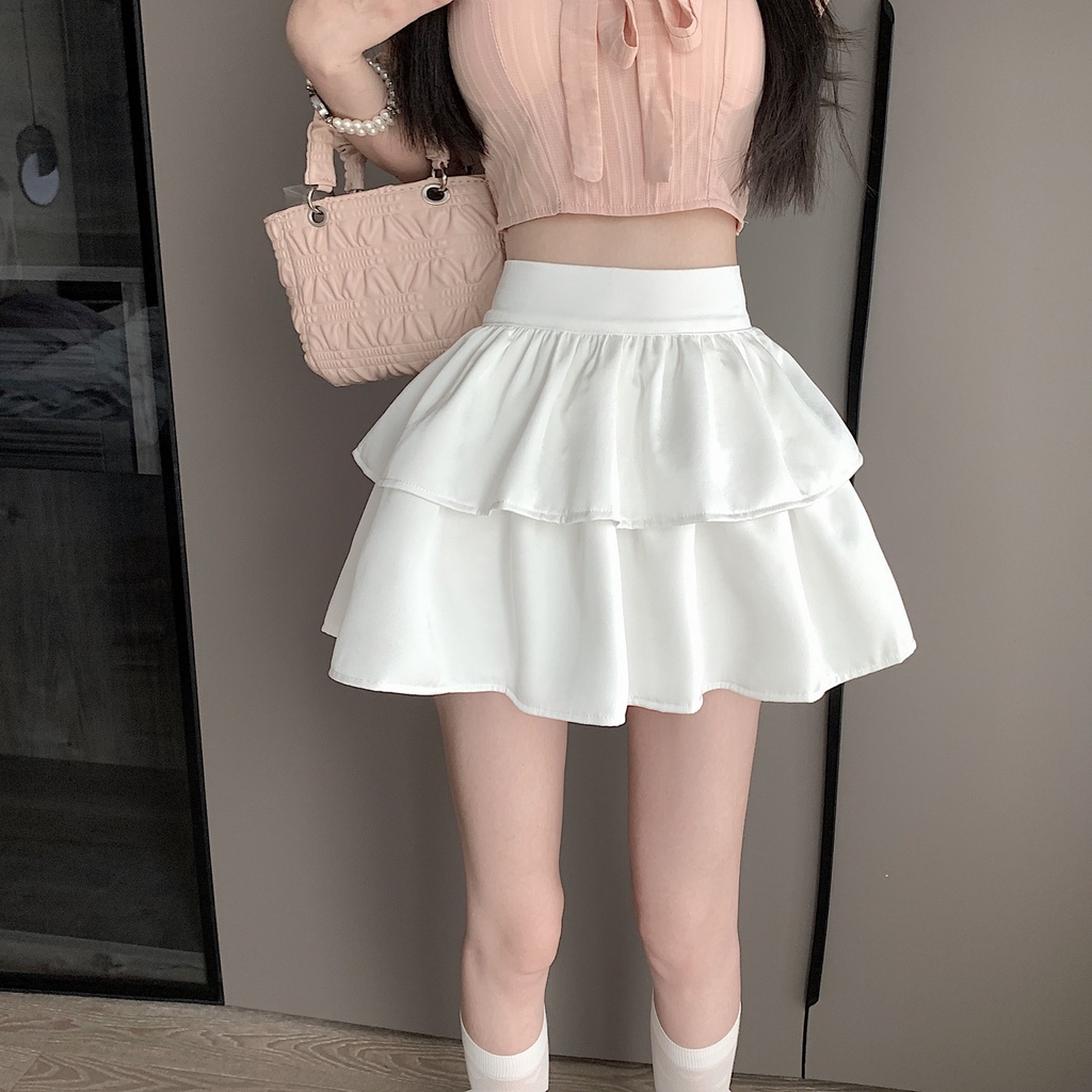 Chân Váy Xếp Ly Hai Tầng Siêu Hot cv22 Phân Phối Bởi YinGirl