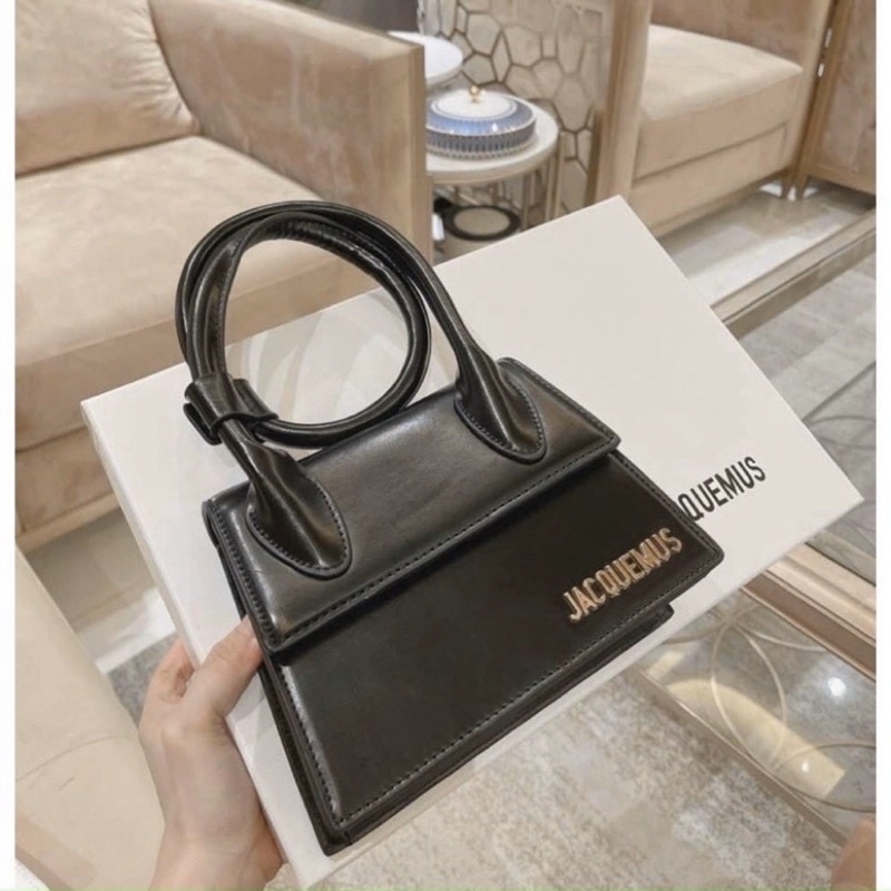 Túi xách nữ Jacquen Size 14-17-20 quai tròn xách tay chuẩn đẹp