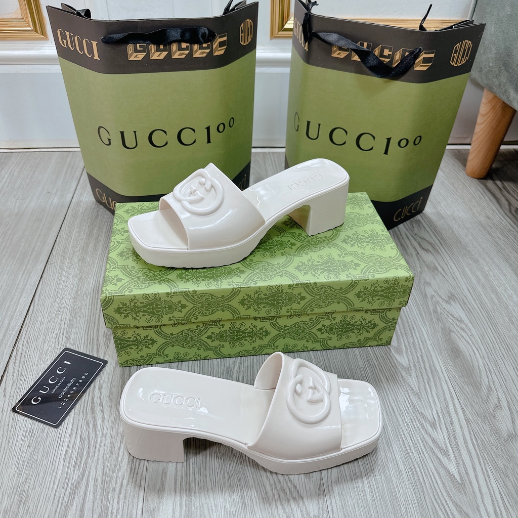 Dép cao gót nữ GC fullbox kèm video thật