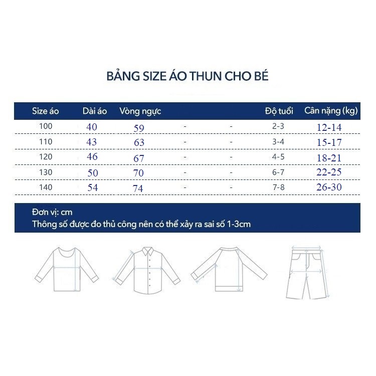 Quần áo bé trai mùa hè cộc tay sét bộ đồ cho trẻ em 2 đến 8 tuổi SKIDS