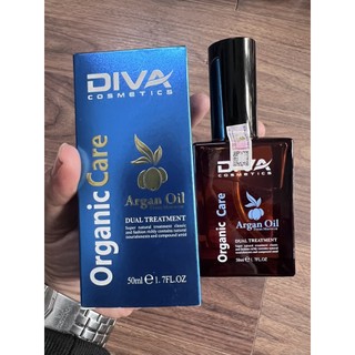 Tinh dầu dưỡng tóc Diva Argan phục hồi 50ml mẫu mới màu xanh