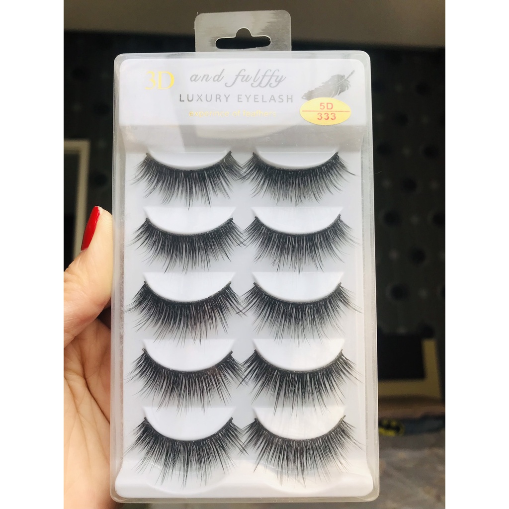 Lông Mi Giả 3D Dày Và Dài Tự Nhiên MỀM MẠI