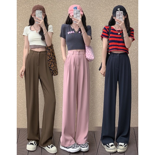 Quần Màu Hồng Hottrend, Dài 100 Cm Dáng Suông Lưng Thường, Size SMLXL , Q 07- Kila Fashions.vn