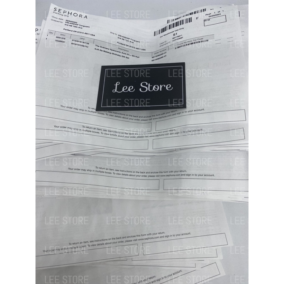 Set trang điểm ILIA mini gồm mascara và má hồng birthday Sephora 2023