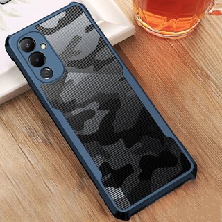   Sẵn sàng  Vỏ chống sốc ngụy trang Acrylic cho Tecno Pova Neo 2 4 Pro Pova 4 3 2 Vỏ trong suốt Vỏ điện thoại Vỏ cứng bảo vệ có màng bảo vệ 