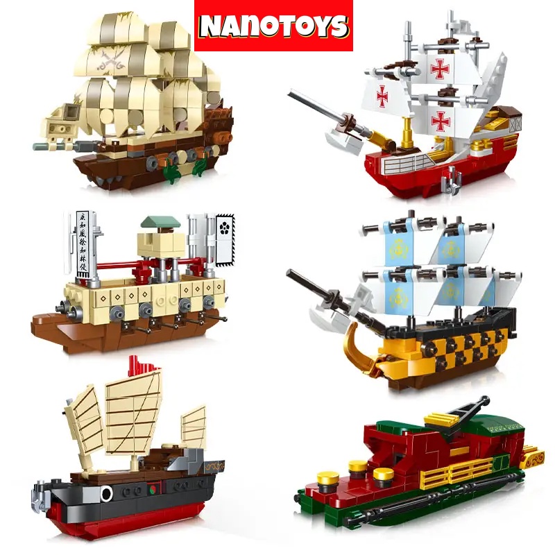 ĐỒ CHƠI XẾP HÌNH TÀU CHIẾN - NANOTOYS STORE