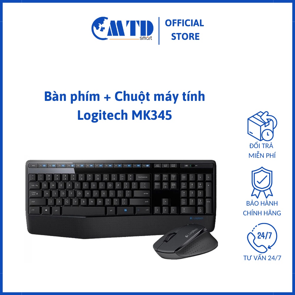 Bàn phím + chuột máy tính Logitech MK345