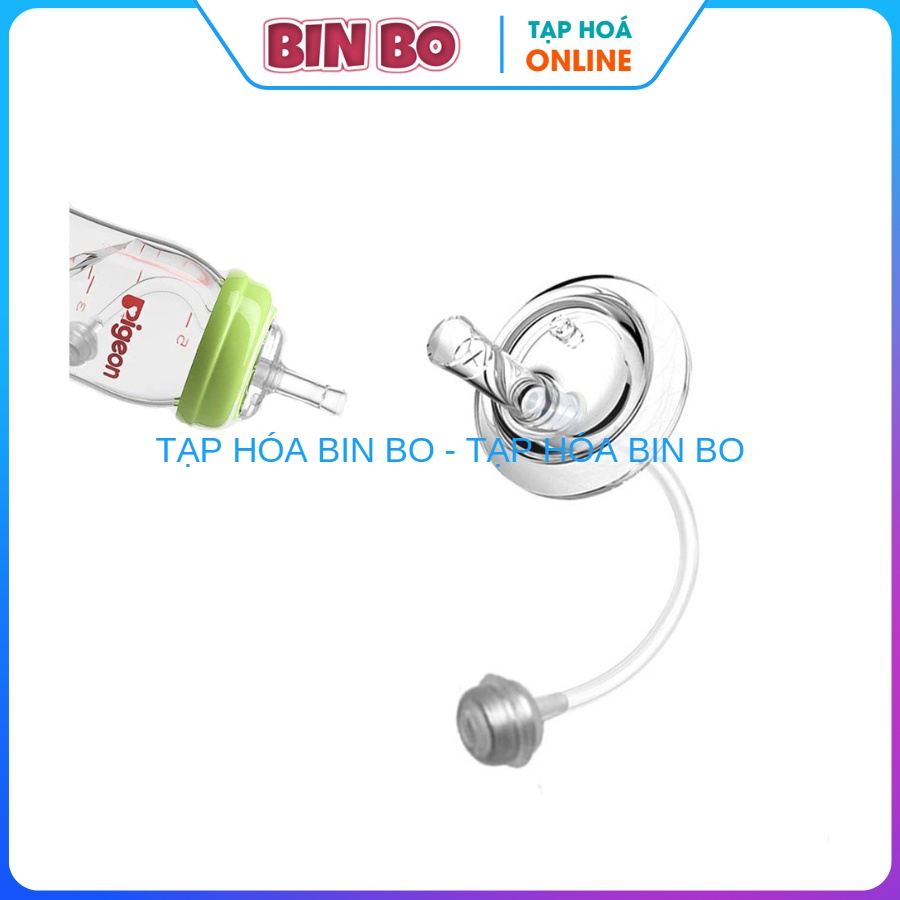 Ống tập hút cho bình cổ rộng - Mybaby (phù hợp với nhiểu loại bình - Bin Bo