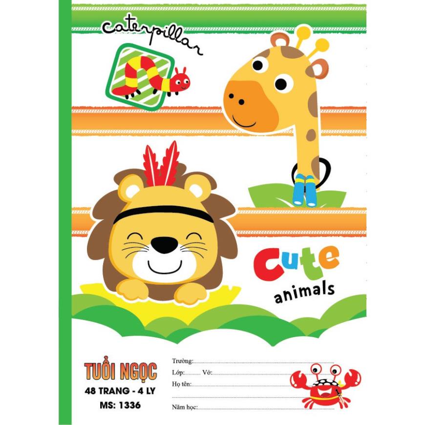 vở Ô LY TUỔI NGỌC  48 - 80 trang 4ly