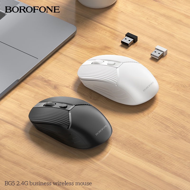 Chuột không dây BOROFONE BG5 wireless 2.4G - Chính hãng