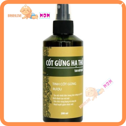 Cốt gừng hạ thổ tan mỡ bụng Wonmom