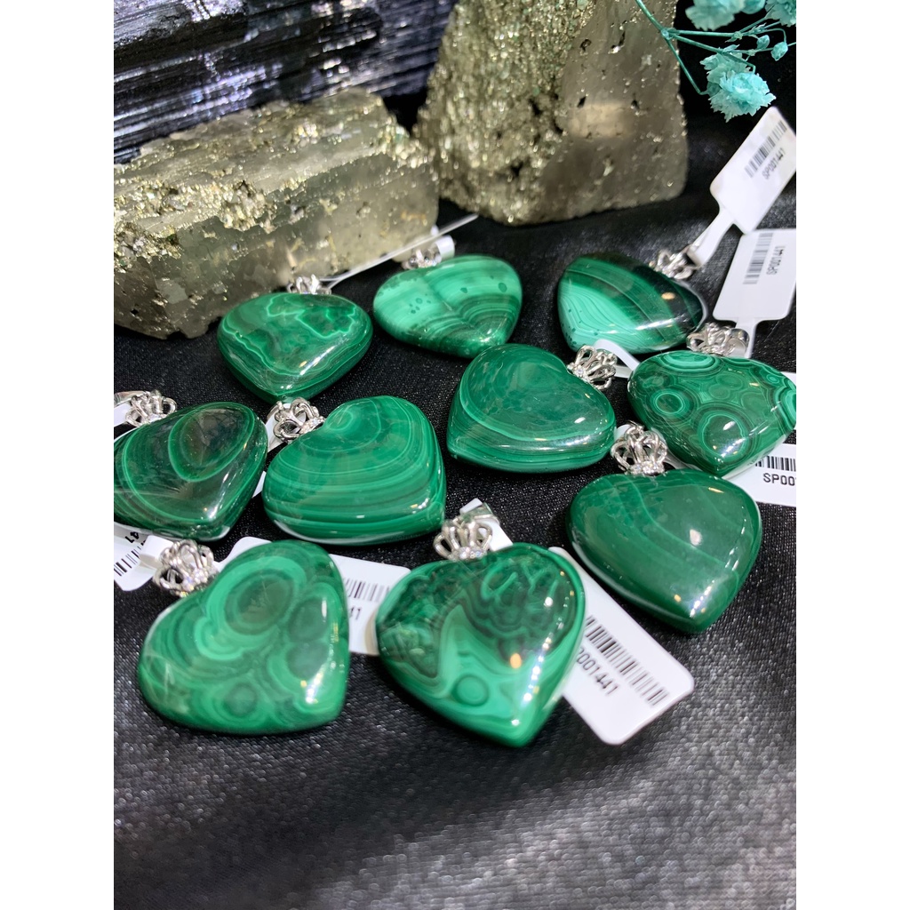 Mặt Trái tim Malachite | CADA DECOR