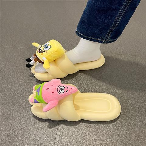 Dép đi bên ngoài đế dày mẫu mới mùa xuân 2023 ins dép bánh mì