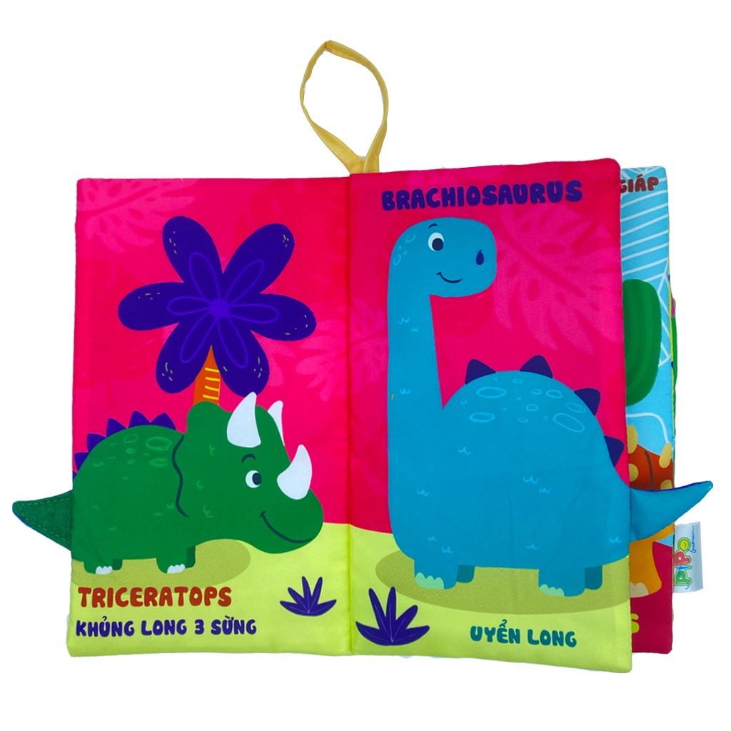 Bộ 4 Sách Vải Tương Tác Đoán Đuôi Nhiều Chủ Đề Hấp Dẫn Cho Bé Khám Phá, Rèn Nhiều Kỹ Năng